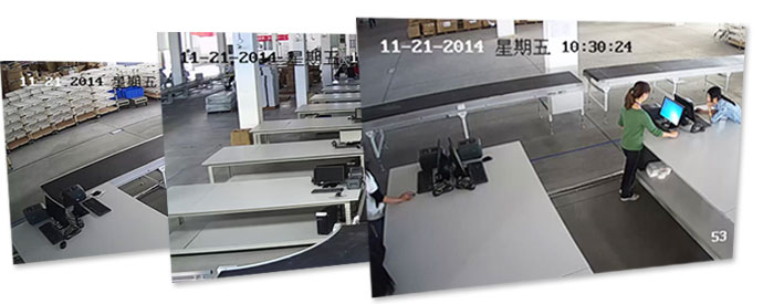 倉庫傳送帶物品高清監(jiān)控系統(tǒng)